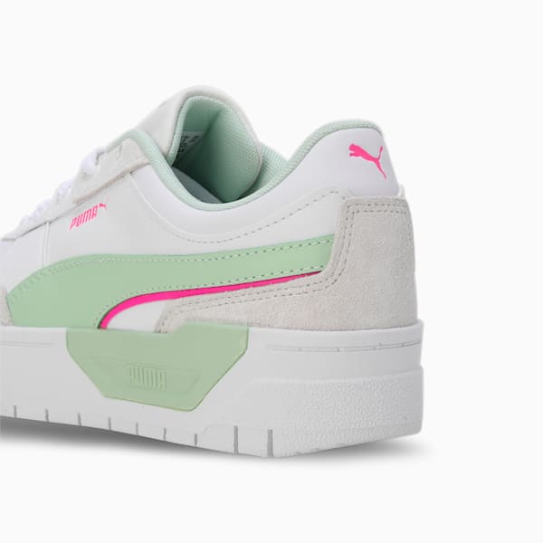 Cali Dream Brighter Days Women's Sneakers, PUMA White-Warm White-Light Mint, extralarge-IND