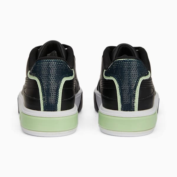 Cali Star Glitter Women's Sneakers, PUMA Black-PUMA White-Light Mint, extralarge-IND