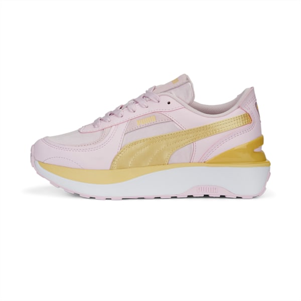 Cruise Rider NU Satin Women's Sneakers, PUMA White-Pearl Pink, extralarge-IND