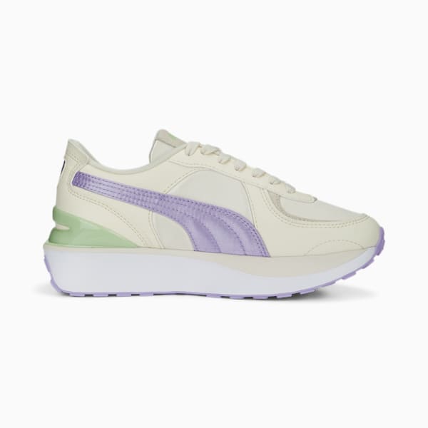 Cruise Rider NU Satin Women's Sneakers, PUMA White-Pristine, extralarge-IND