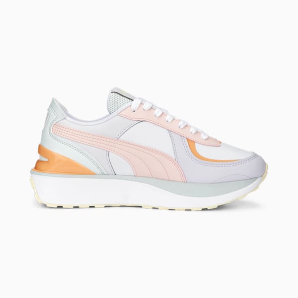 Cruise Rider NU Pop Women's Sneakers, PUMA White-Spring Lavender, extralarge-IND