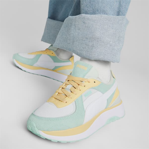 Cruise Rider NU Pastel Women's Sneakers, PUMA White-Minty Burst, extralarge-IND