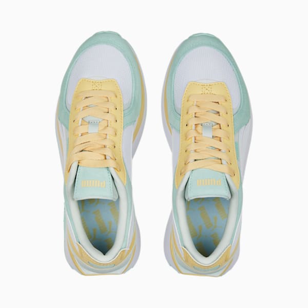 Cruise Rider NU Pastel Women's Sneakers, PUMA White-Minty Burst, extralarge-IND