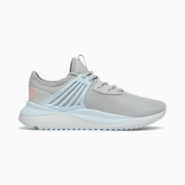 Pacer Future Women's Sneakers, Ash Gray-Peach Smoothie-Icy Blue, extralarge