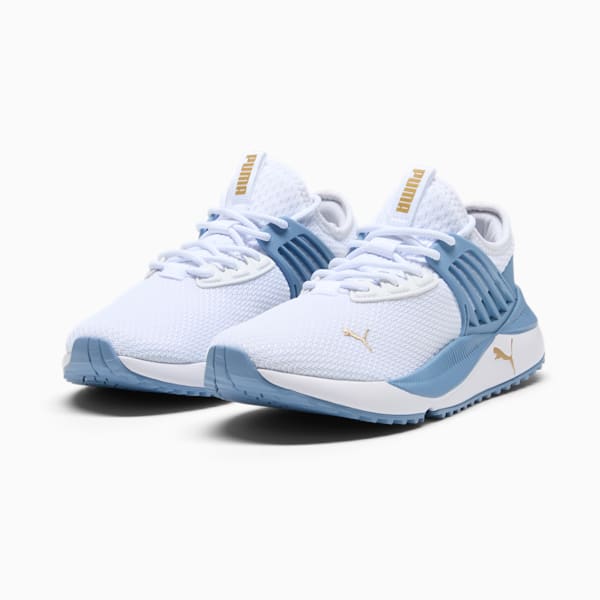 Pacer Future Women's Sneakers, PUMA White-Zen Blue-Puma Team Gold, extralarge