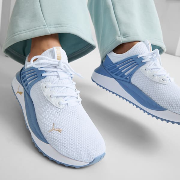 Tenis para mujer Pacer Future, PUMA White-Zen Blue-Puma Team Gold, extralarge