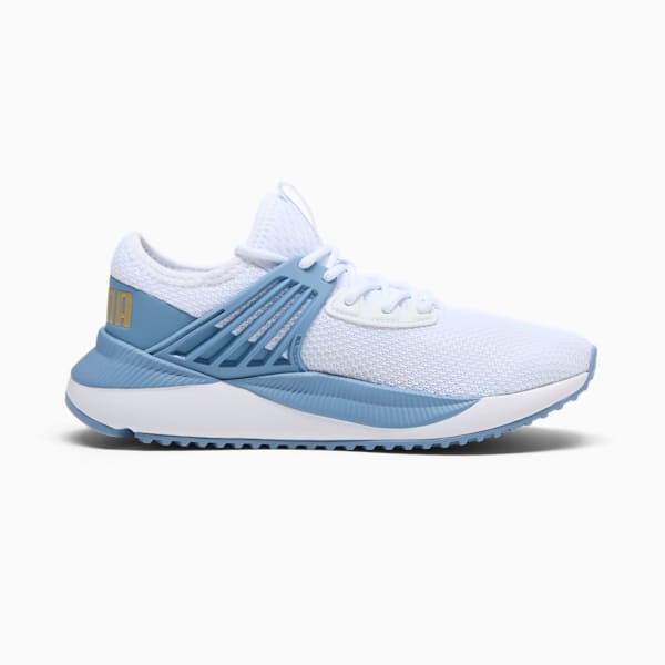 Pacer Future Women's Sneakers, PUMA White-Zen Blue-Puma Team Gold, extralarge