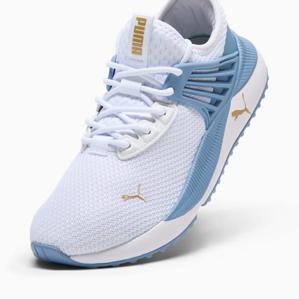 Pacer Future Women's Sneakers, PUMA White-Zen Blue-Puma Team Gold, extralarge