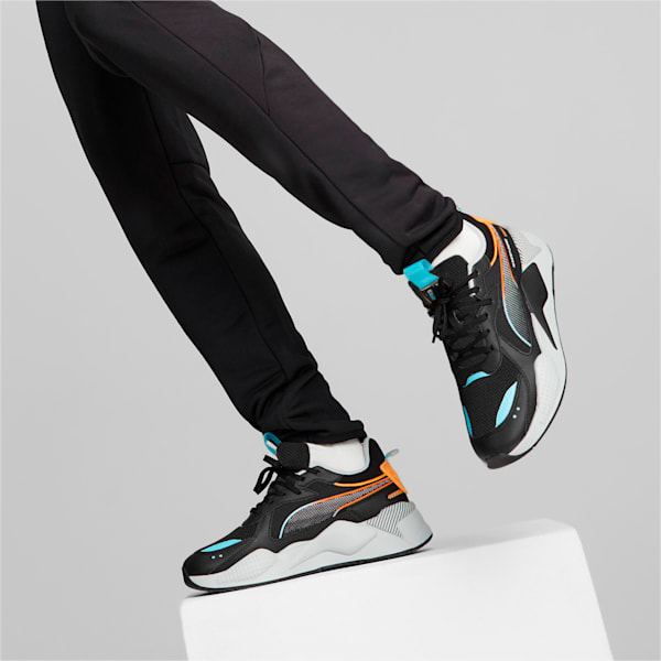 ユニセックス RS-X 3D スニーカー, PUMA Black-Harbor Mist, extralarge-JPN