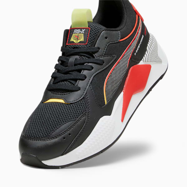 RS-X 3D Unisex Sneakers, PUMA Black-PUMA Red, extralarge-IND