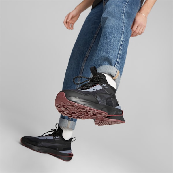PWRframe OP-1 Trail Concrete Unisex Sneakers, PUMA Black-Gray Tile, extralarge-IND