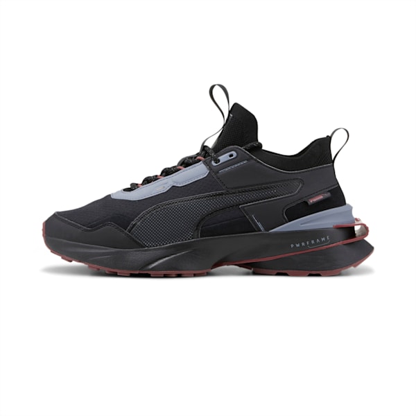 PWRframe OP-1 Trail Concrete Unisex Sneakers, PUMA Black-Gray Tile, extralarge-IND