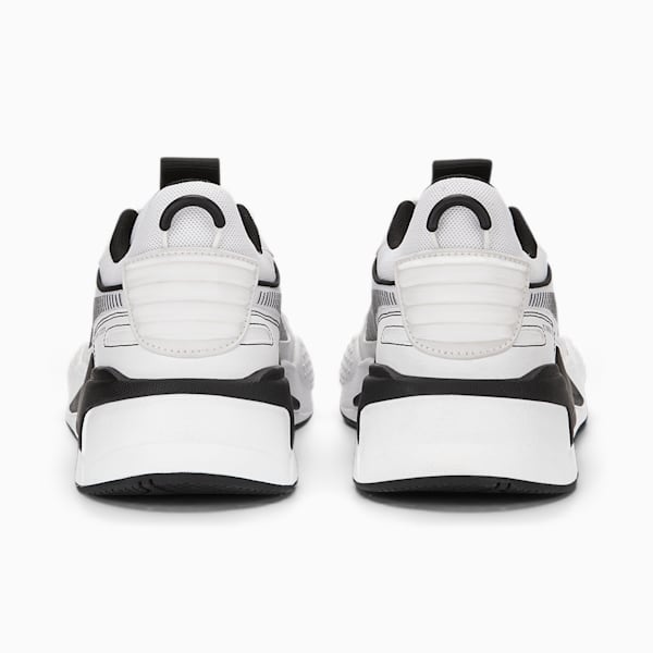 RS-X Black and White Unisex Sneakers, PUMA White-PUMA Black, extralarge-IND