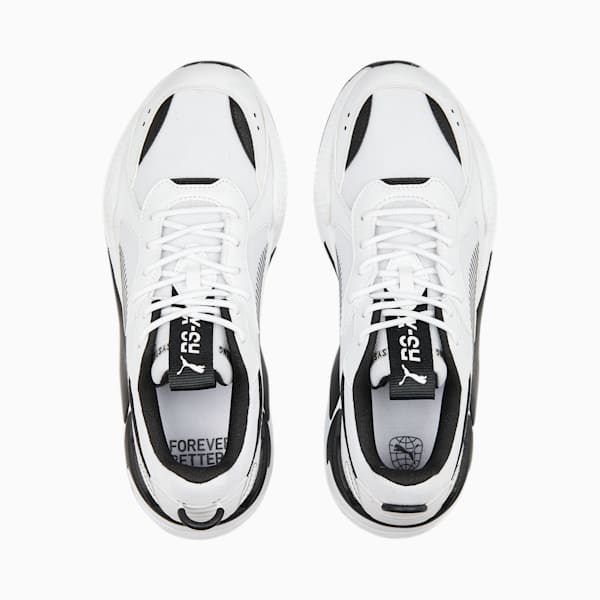 RS-X Black and White Sneakers, PUMA White-PUMA Black, extralarge-IND