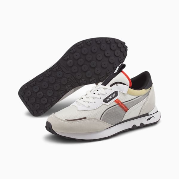 Rider FV X-Ray Sneakers, PUMA White-PUMA Black, extralarge-IND