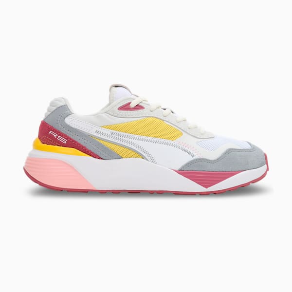 RS-Metric Men's Sneakers, Puma White-Sun Ray Yellow, extralarge-IND