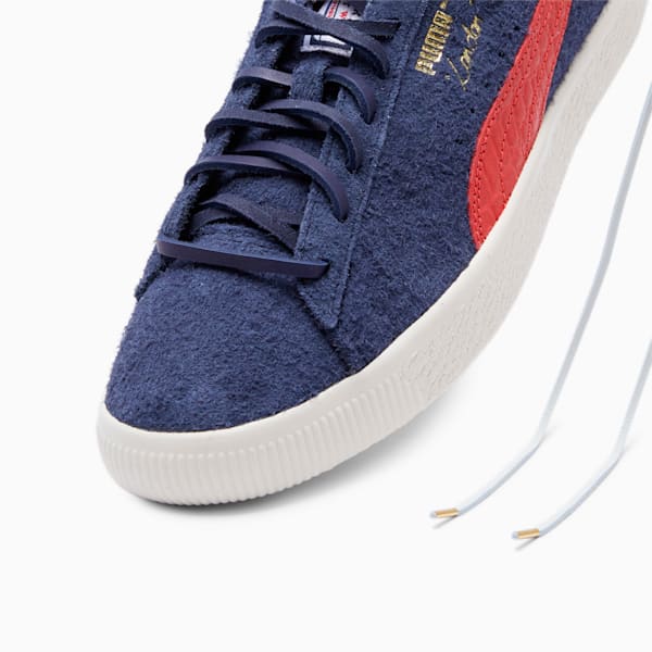 Tenis edición Clyde SOHO London, Frosted Ivory-New Navy, extralarge