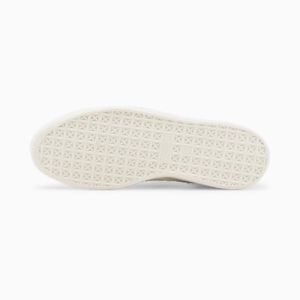 ユニセックス クライド ベース スニーカー, PUMA White-Frosted Ivory-Puma Team Gold