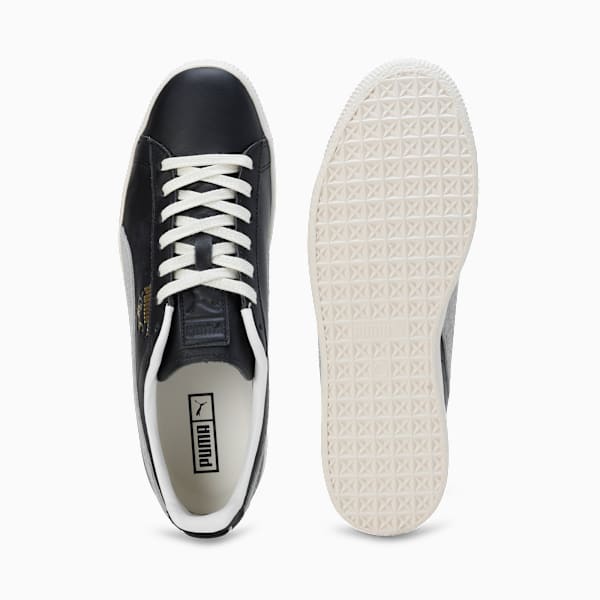 Clyde Base Classic Sneakers, PUMA Black-Frosted Ivory-Puma Team Gold, extralarge-IND