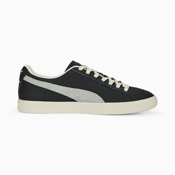 Tenis Clyde Base, PUMA Black-Frosted Ivory-Puma Team Gold, extralarge