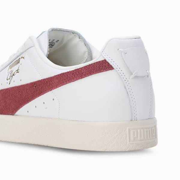 Clyde Base Sneakers, PUMA White-Wood Violet-Puma Team Gold, extralarge-IND