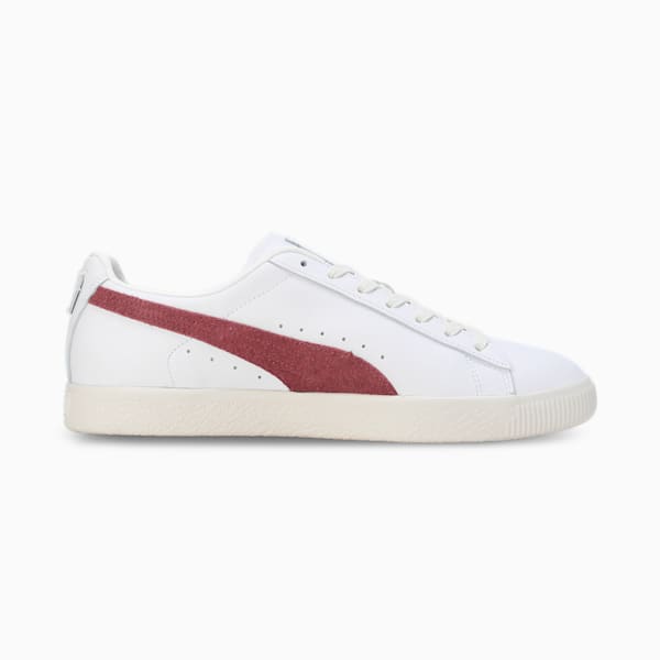 Clyde Base Sneakers, PUMA White-Wood Violet-Puma Team Gold, extralarge-IND