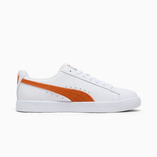 Tenis Clyde Base, PUMA White-Maple Syrup-Puma Team Gold, extralarge