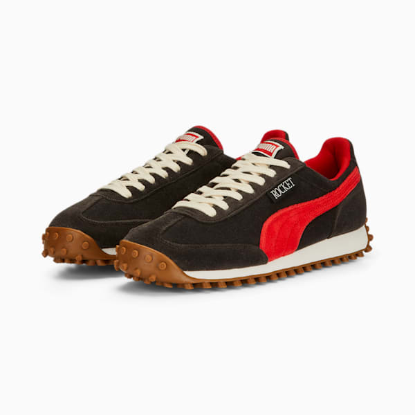 Rocket Be Mine Valentine's Day Sneakers, PUMA Black-For All Time Red