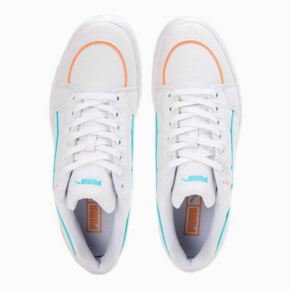 Slipstream Lo Canvas Sneakers, PUMA White-Warm White-Hero Blue, extralarge-IND