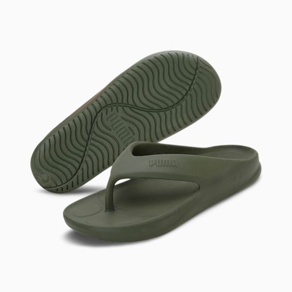 Wave Flip-Flops, Covert Green, extralarge-IND