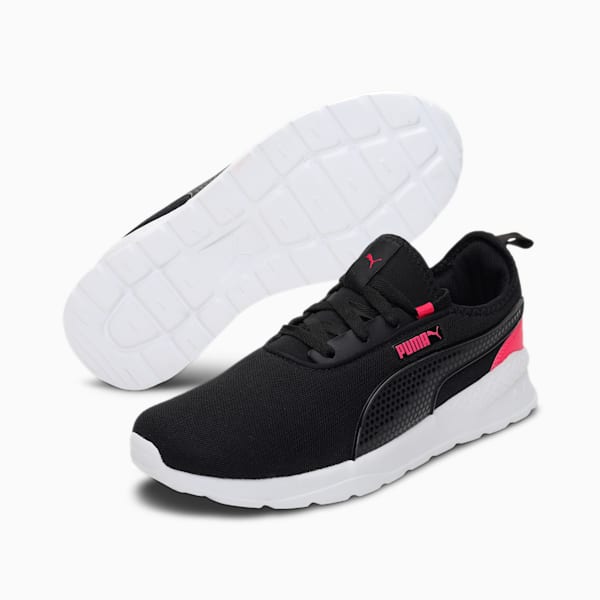 Crafty Women's Sneakers, PUMA Black-BRIGHT ROSE, extralarge-IND