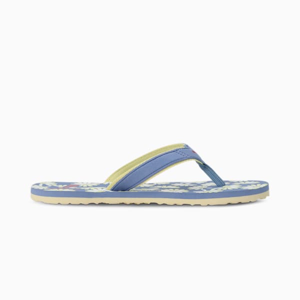 Flurry Women's Flip Flops, Forever Blue-Yellow Pear-PUMA White-Virtual Pink, extralarge-IND