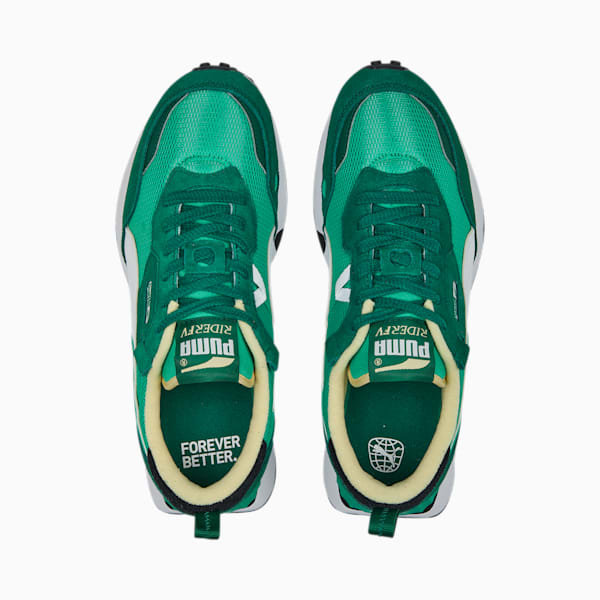 Rider FV Retro Rewind Sneakers, Grassy Green-Vine-PUMA Black, extralarge