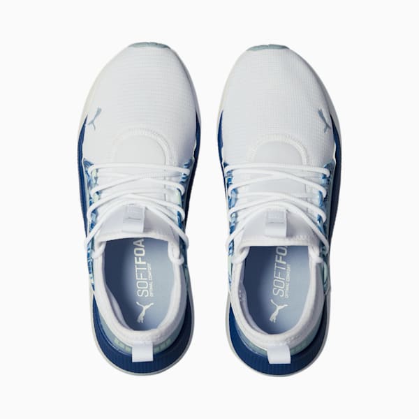 Pace Future Allure Whirl Women's Shoes, Puma White-Blue Wash-Nitro Blue-Blazing Blue