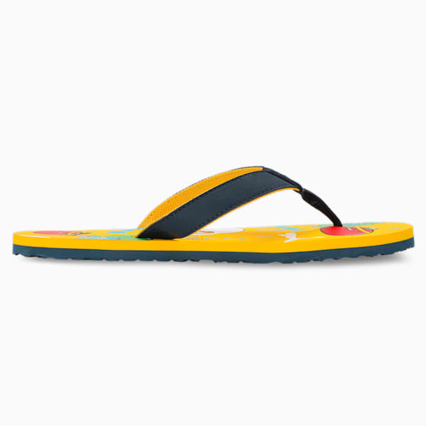 puma webster red flip flops