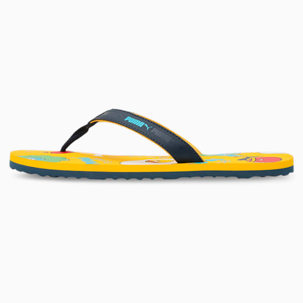 Hop Youth Flip Flops, Spectra Yellow-High Risk Red-Spellbound-PUMA White, extralarge-IND