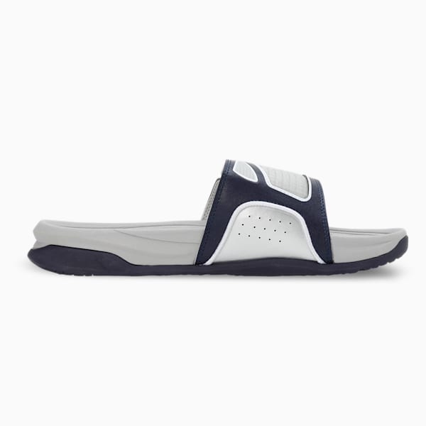 Dream Nitro Slide Unisex Slides, PUMA Navy-Cool Light Gray-PUMA Silver, extralarge-IND