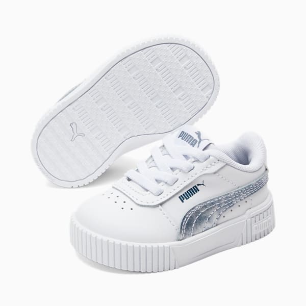 Carina 2.0 Cloudy Toddlers' Shoes, Puma White-Evening Sky