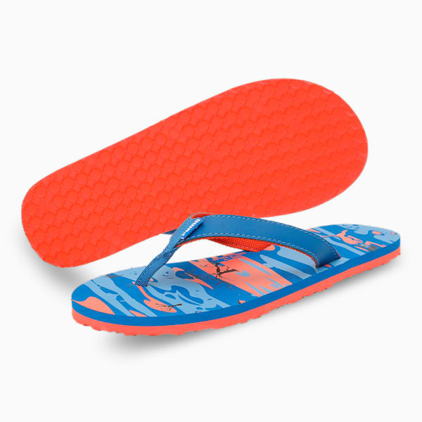 Jimmy Youth Flipflops, Victoria Blue-Nasturtium-PUMA White, extralarge-IND