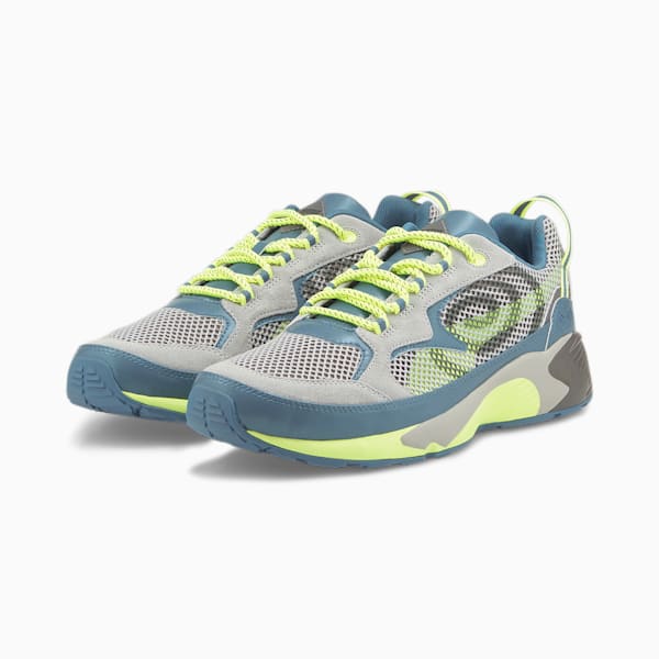 PUMA x PERKS AND MINI Prevail Sneakers, Deep Dive-Lime Squeeze
