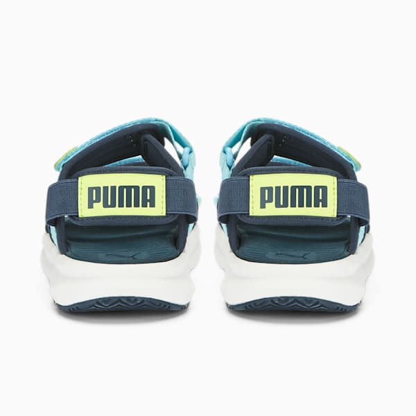 PUMA Evolve Youth Sandals, Dark Night-Hero Blue-Lily Pad, extralarge-IDN