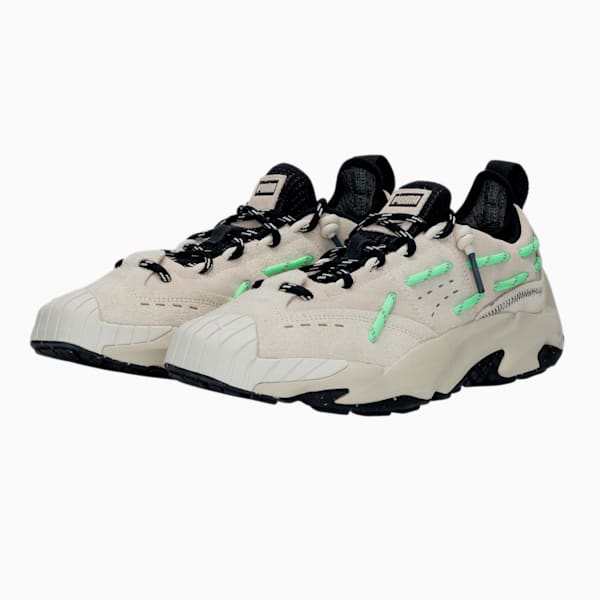 Plexus Elektro Green Sneakers, Eggnog-Elektro Green