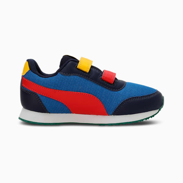 Axel Kid's Sneakers, PUMA Team Royal-Peacoat-Spectra Yellow-High Risk Red, extralarge-IND