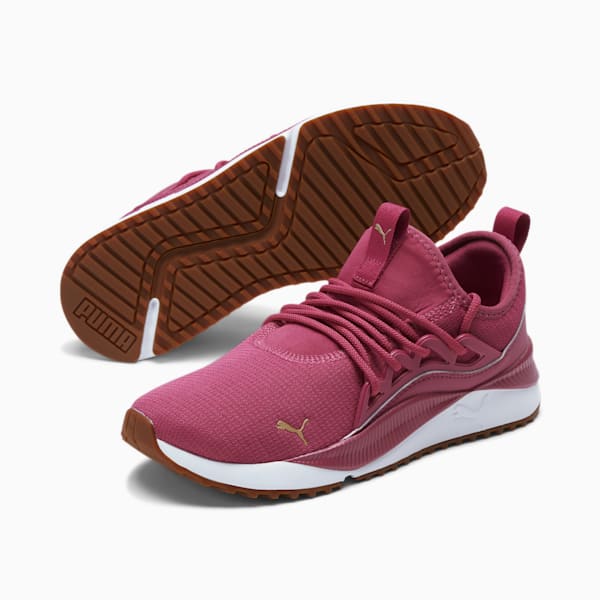 Pacer Future Allure Wide Women's Sneakers, Dusty Orchid-Puma Team Gold