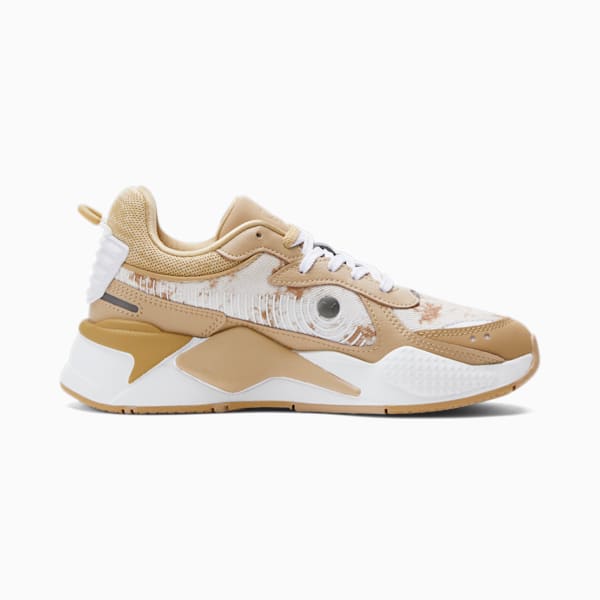 Zapatos deportivos PUMA x DIXIE RS-X para mujer, Light Sand-Taos Taupe