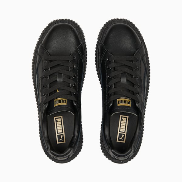 ウィメンズ ディナーラ レザー スニーカー, PUMA Black, extralarge-JPN