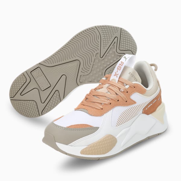 RS-X Candy Women's Sneakers, PUMA White-Dusty Tan, extralarge-IND