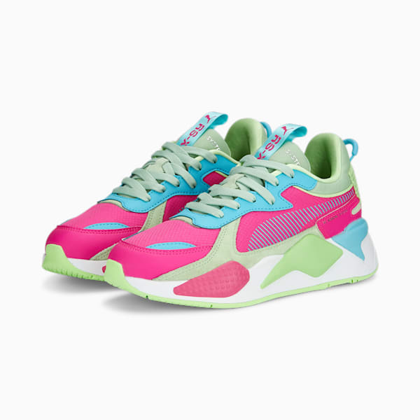 RS-X Brighter Days Women's Sneakers, Light Mint-Ravish-PUMA White, extralarge-IND