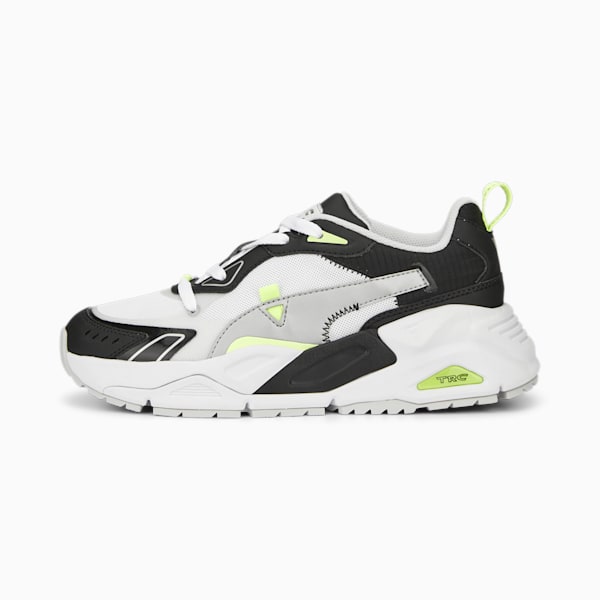 Trinomic Mira Tech Chrome Women's Sneakers, PUMA White-PUMA Black, extralarge-IND