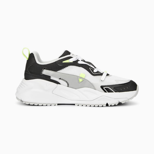 Trinomic Mira Tech Chrome Women's Sneakers, PUMA White-PUMA Black, extralarge-IND